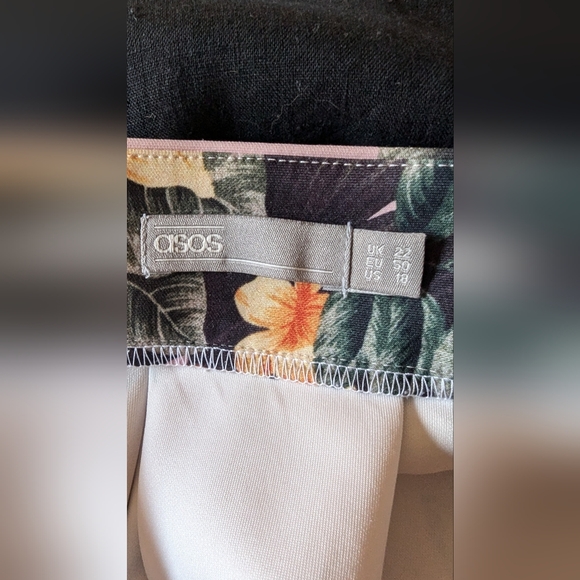 VINTAGE-STYLE HAWAIIAN PRINT CIRCLE SKIRT SIZE 18 - Picture 5 of 9